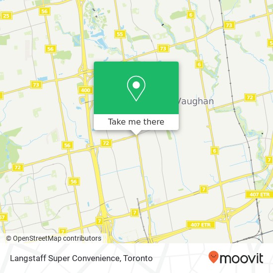 Langstaff Super Convenience map