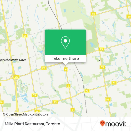 Mille Piatti Restaurant map