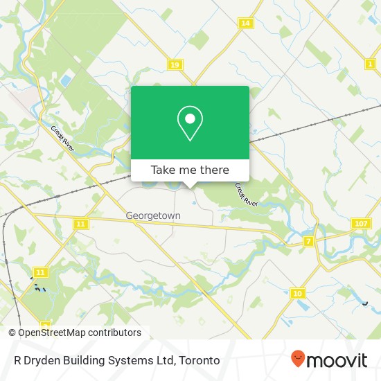 R Dryden Building Systems Ltd map