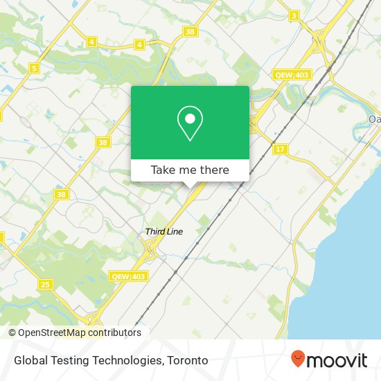 Global Testing Technologies map