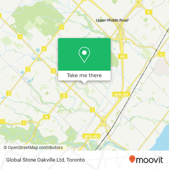 Global Stone Oakville Ltd map