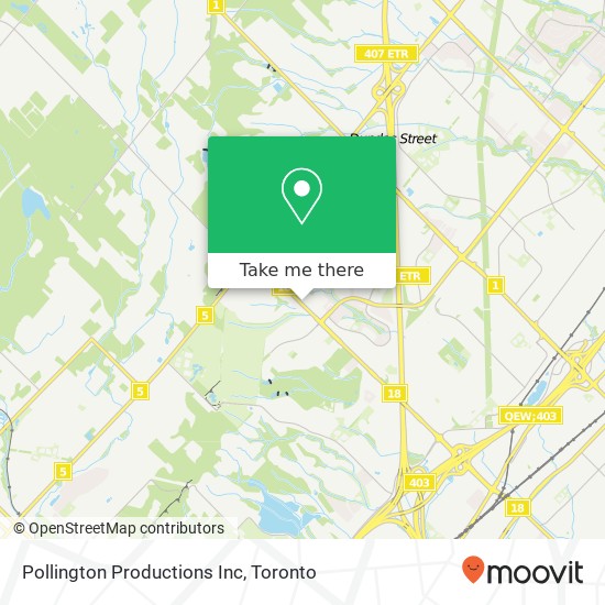 Pollington Productions Inc map