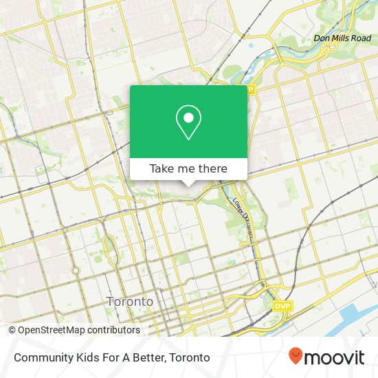 Community Kids For A Better map