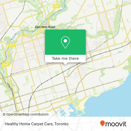 Healthy Home Carpet Care map