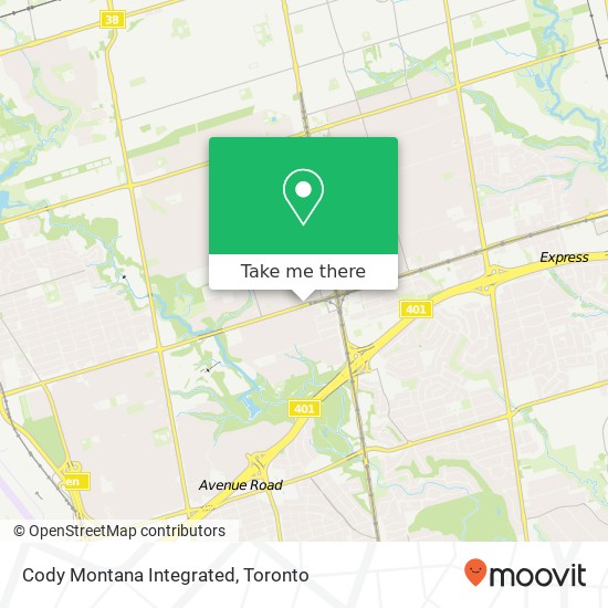 Cody Montana Integrated map