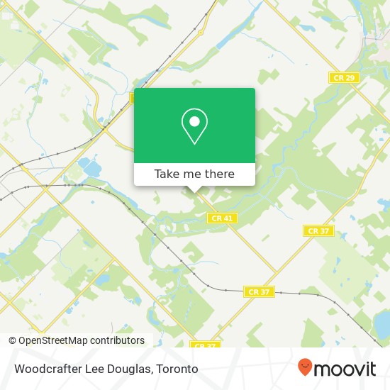 Woodcrafter Lee Douglas map