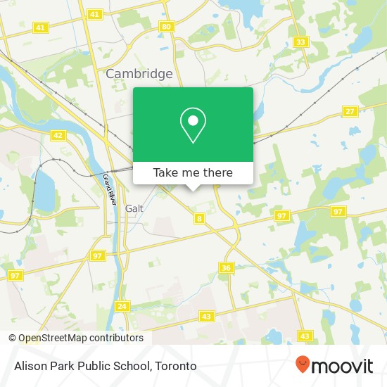 Alison Park Public School map