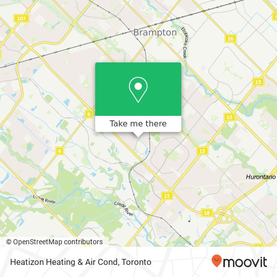 Heatizon Heating & Air Cond map