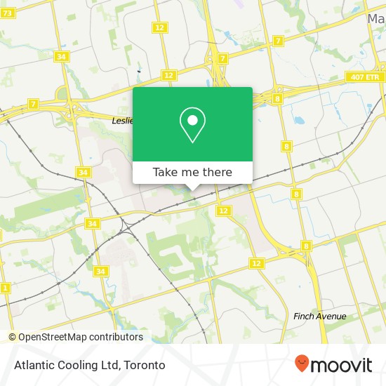 Atlantic Cooling Ltd map