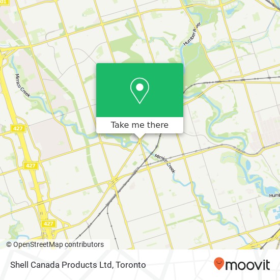 Shell Canada Products Ltd map