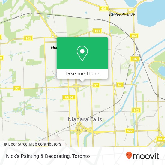 Nick's Painting & Decorating map