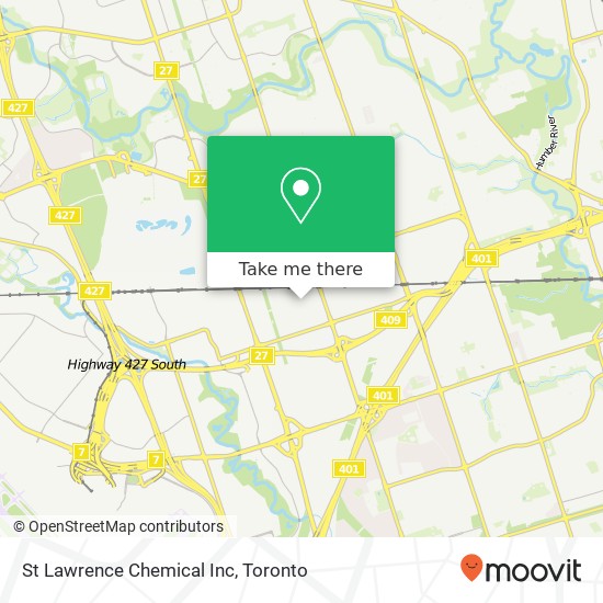 St Lawrence Chemical Inc map