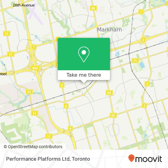 Performance Platforms Ltd map