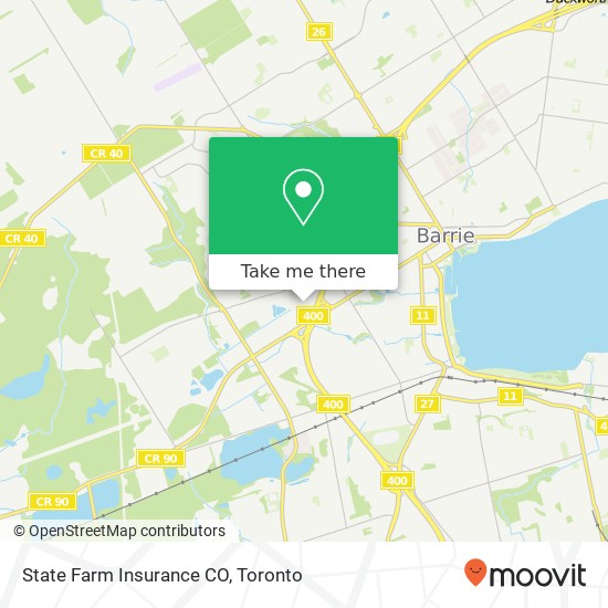 State Farm Insurance CO map