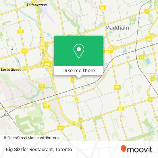 Big Sizzler Restaurant map