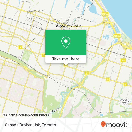 Canada Broker Link map