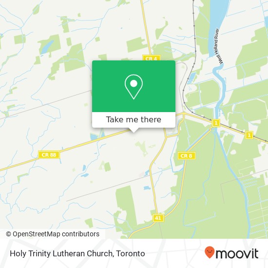 Holy Trinity Lutheran Church map