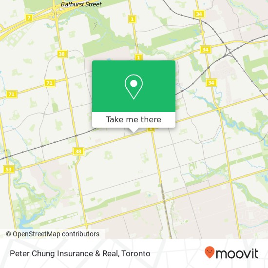 Peter Chung Insurance & Real map