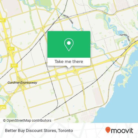 Better Buy Discount Stores map