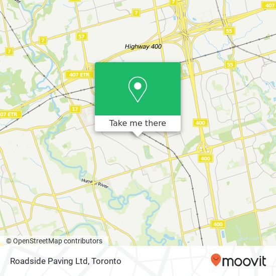 Roadside Paving Ltd map