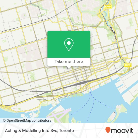 Acting & Modelling Info Svc map