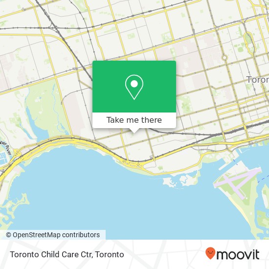 Toronto Child Care Ctr map