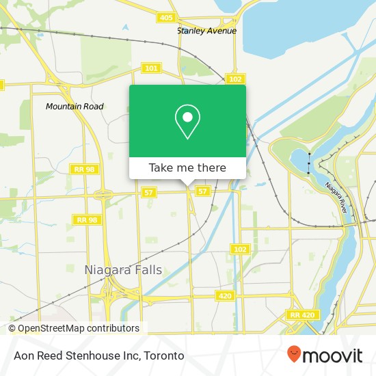 Aon Reed Stenhouse Inc map