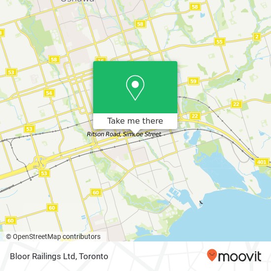 Bloor Railings Ltd map