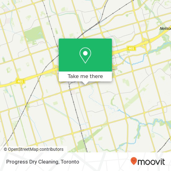 Progress Dry Cleaning map