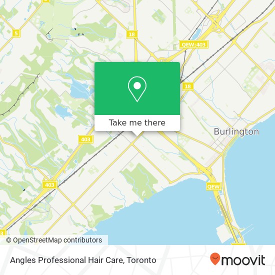 Angles Professional Hair Care map