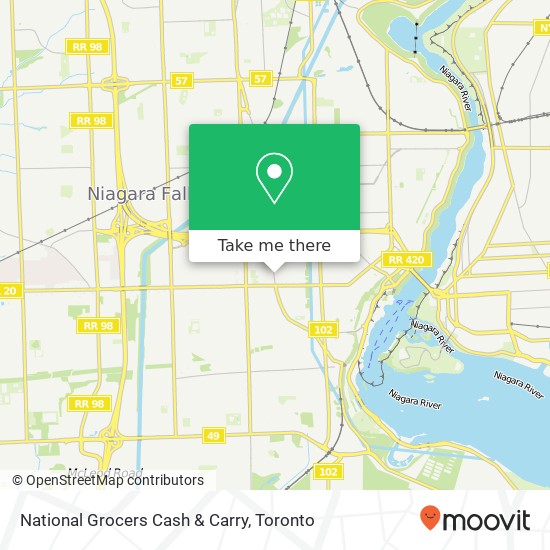 National Grocers Cash & Carry map