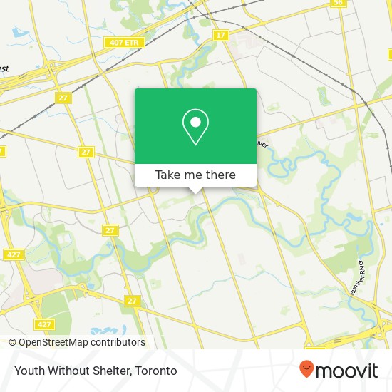 Youth Without Shelter map