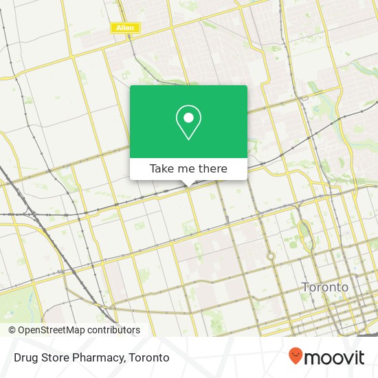 Drug Store Pharmacy map