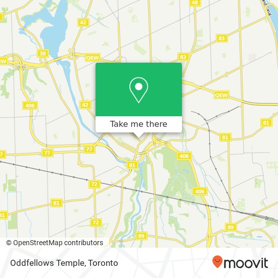 Oddfellows Temple map