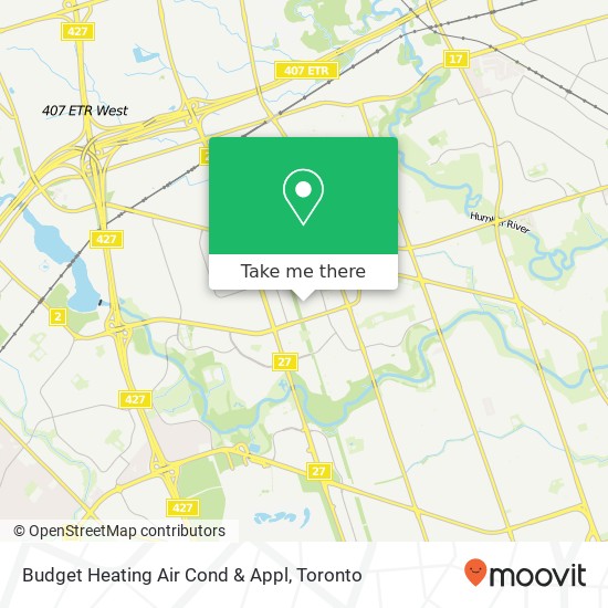 Budget Heating Air Cond & Appl map