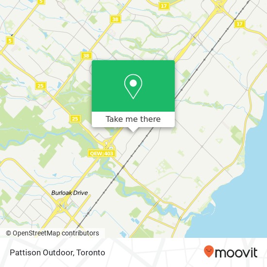 Pattison Outdoor map