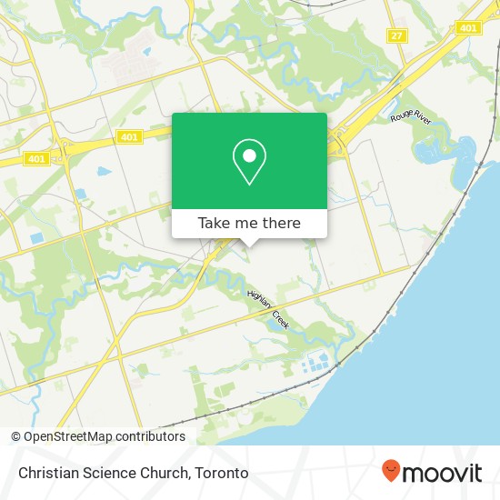 Christian Science Church map