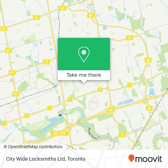 City Wide Locksmiths Ltd map