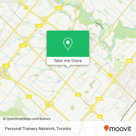 Personal Trainers Network map