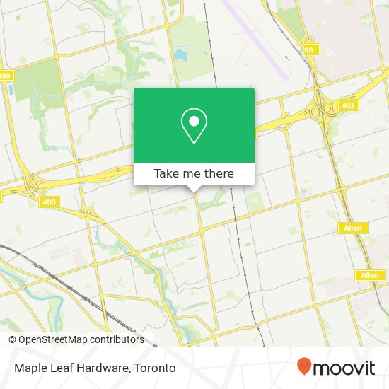 Maple Leaf Hardware map