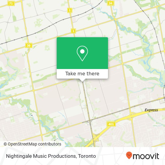 Nightingale Music Productions map