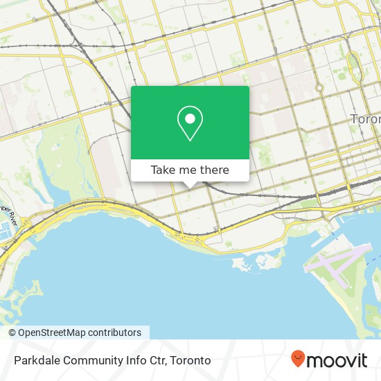 Parkdale Community Info Ctr map