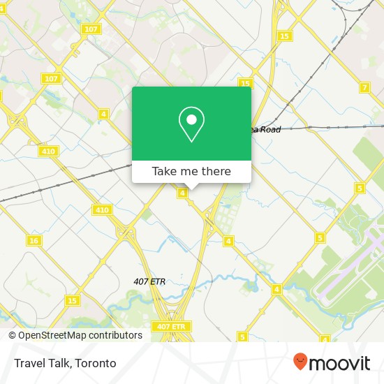 Travel Talk map