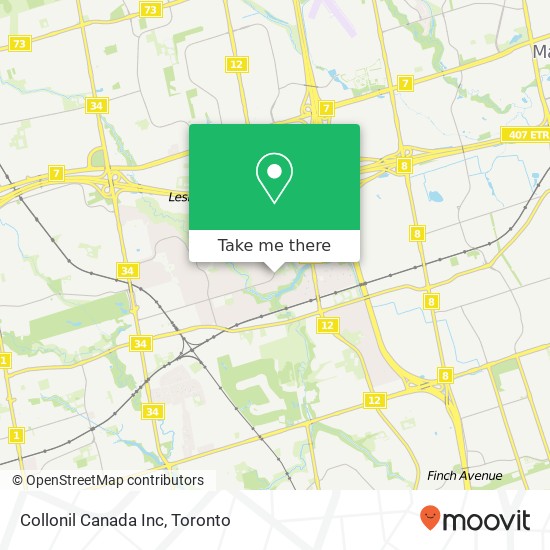 Collonil Canada Inc map