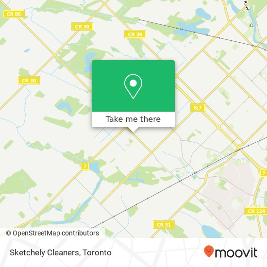 Sketchely Cleaners map