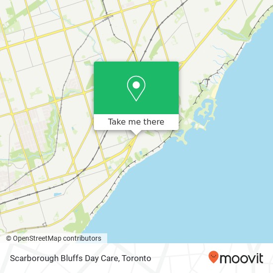 Scarborough Bluffs Day Care map