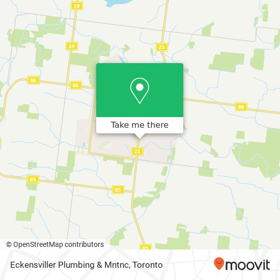 Eckensviller Plumbing & Mntnc map