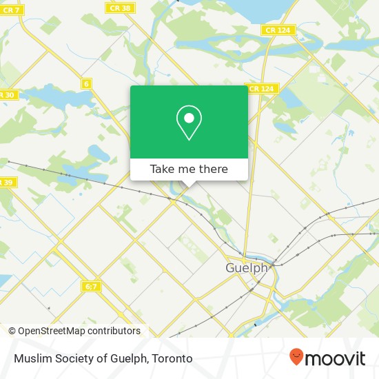 Muslim Society of Guelph map