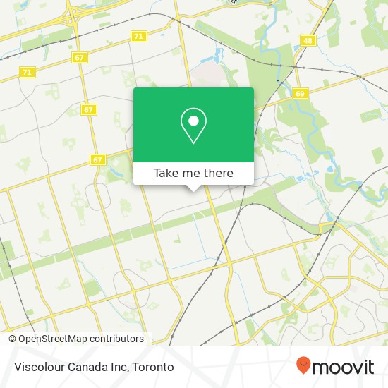 Viscolour Canada Inc map