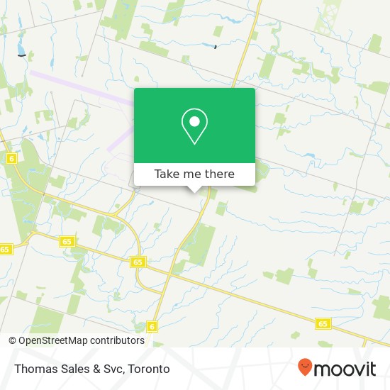 Thomas Sales & Svc map